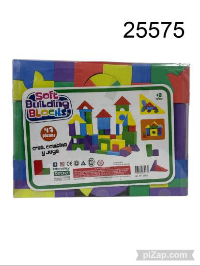 Imagen de SOFT BUILDING BLOCKS 47 PIEZAS11.25